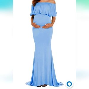 Maternity Baby Shower Dress Gown